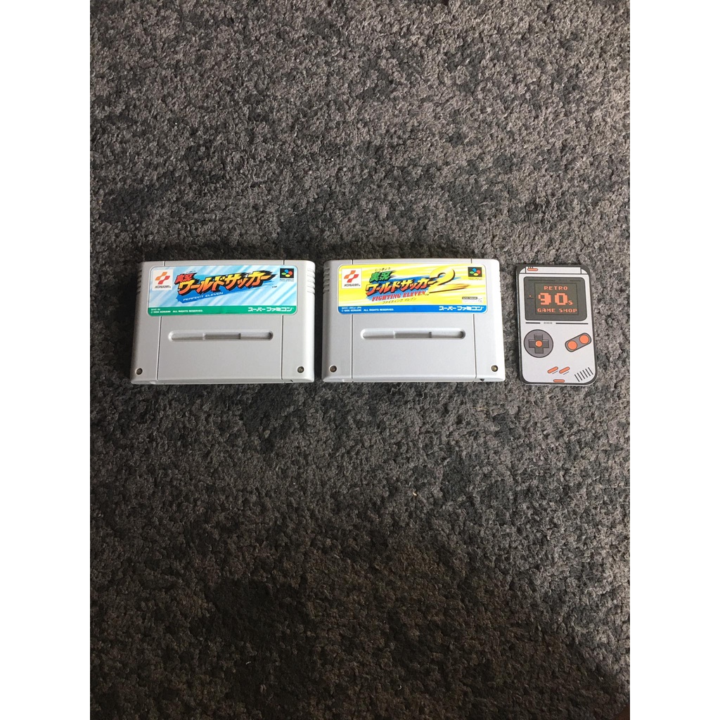 Konami Cartridge Super Famicom Jikkyou World Soccer: Perfect Eleven Collection / Japan