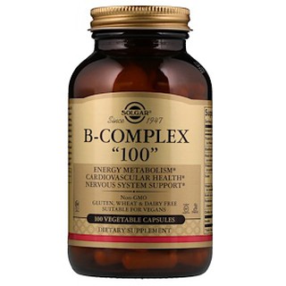 Solgar, B-Complex "100", 100 Vegetable Capsules