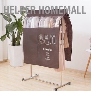 Helper Homemall ผ้าคลุมเสื้อผ้า ป้องกันฝุ่น กันน้ํา สีโปร่งใส สําหรับแขวนหน้าต่าง