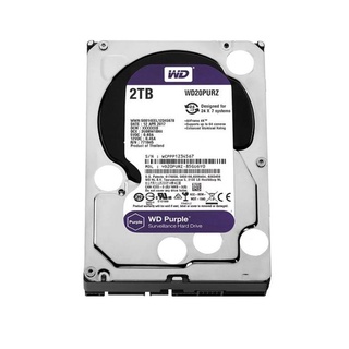 WD HD PURPLE 2TB AV CCTV 3.5" Model : WD22PURZ-3YEAR