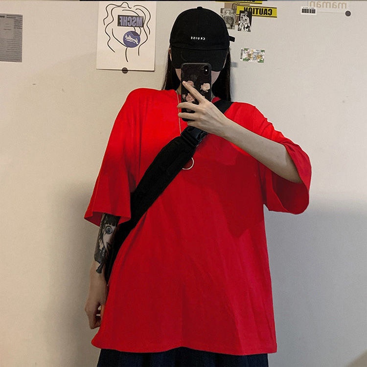 Random Color Xuanzhiyi Women's T-Shirt Summer Short-Sleeved Female Loose Korean Version #6