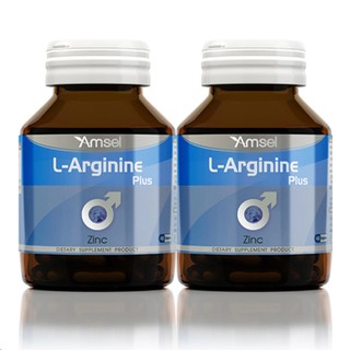 Amsel L-Arginine Plus Zinc 40 แคปซูล (2 กระปุก)