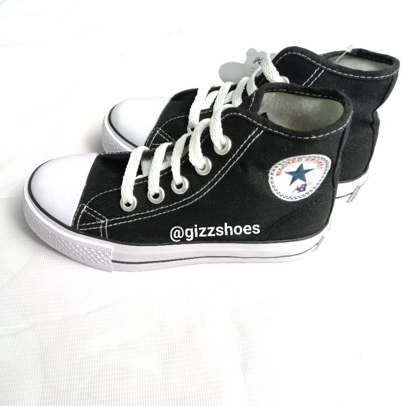 MB 805 School Shoes รองเท้าผ้าใบ High Laces High Hi Elementary School Middle School High School Mast