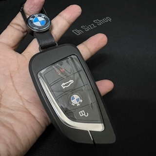 เคสรีโมท BMW  โลหะดำด้าน ทรงใบไม้ X1 X3 X4  2022 New Design แบบ 2 ชั้น Double-Layer Metal Aluminum Alloy