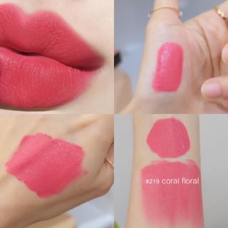 (ส่งฟรี ) Byeon 219 coral floral สีใหม่ชมพูดอกไม้เกาหลี นางเอกซีรีย์เกาหลีเลิฟมาก