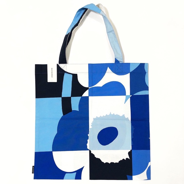 Marimekko แท้ 💯% Ruutu Unikko Roosa Tote Bag 100 years (Limited Collection)