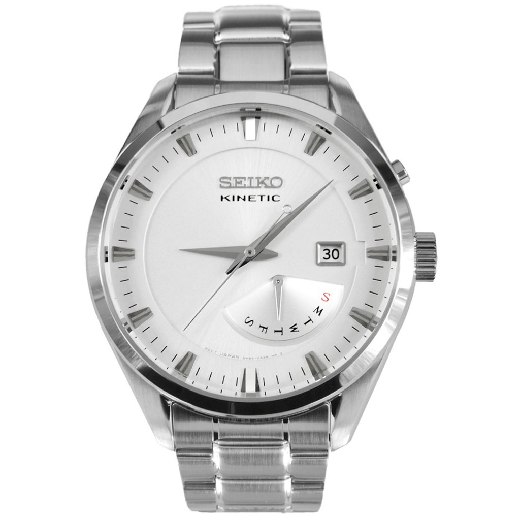 🔥ลดเพิ่ม 330 ใส่โค้ด INCZ8H3🔥 นาฬิกาผู้ชาย Seiko Kinetic รุ่น SRN043P1 Kinetic Men's Watch