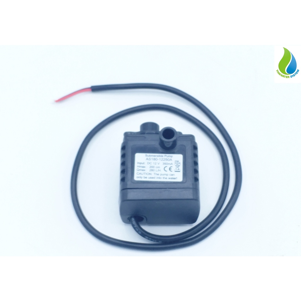 06-AS180-12250A Water pump ปั๊มออกซิเจนdc12v ปั๊มตู้ปลา12โวลต์ ปั๊มน้ำ12โวลต์ ปั๊มน้ำโซล่าเซลล์ รุ่น AS180-12250A ราคา ถูกที่สุด ดีลบีเคเค แกลเลอรีภาพที่ 6