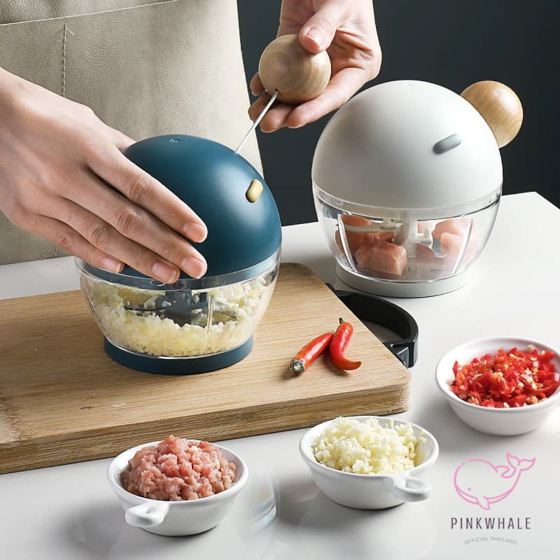 PinkWhale [พร้อมส่ง] เครื่องบด ปั่น กระเทียม อาหาร พริก