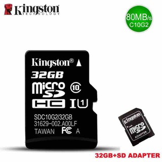 Kingston คุณภาพสูง class 10 32GB MicroSDXC Micro sd การ์ด Cartao De Memoia สำหรับโทรศัพท์/แท็บเล็ต/PC