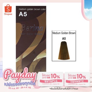 เบอริน่า สีผมเบอริน่า สีน้ำตาลประกายทอง A5