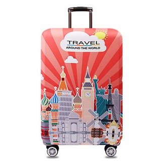 Smart traveler ผ้าคลุมกระเป๋าเดินทาง (ไซส์ 18-32 นิ้ว S/M/L/XL) D008-1