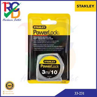 STANLEY ตลับเมตร Power Lock ร แท้ 100% 3เมตรรุ่น 33-231   5เมตรรุ่น 33-158    8เมตรรุ่น33-428