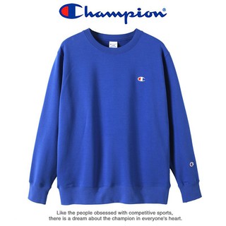 🔥พร้อมส่ง🔥 Champion เสื้อยืด เสื้อยืดแขนยาว ผ้าฝ้ายแท้ เสื้อแขนยาว เย็บปักถักร้อย