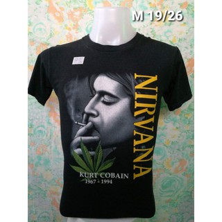 เสื้อ NIRVANA ลายสกรีนหน้าเดียวสวย ตัวนี้มือสองจากกระสอบเอเซีย ป้ายผ้า BEST คัดเด็ดๆมาราคาถูกๆ(ไม่ใช่งานลิขสิทธิ์Usa,Uk)