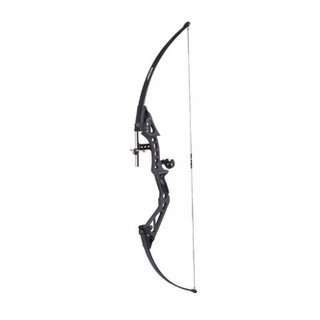 **เเถมที่สูด** [มือขวา RH] (Adjustable 30-50LBS) SANLIDA Straight Black Adult Archery Recurve Bow American