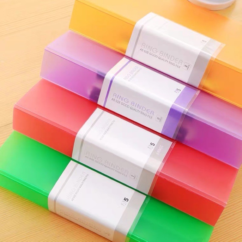 [อ่านก่อน] Ring Binder : แฟ้ม PP 2 ห่วง ขนาด A5 แฟ้มใส่การ์ด สมุดใส่การ์ด - รูปที่ 4