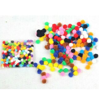 ปอมปอม คละสี ขนาด 2,3,4 เซน