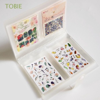 Tobie สติ๊กเกอร์สีใสกันน้ําสําหรับตกแต่งเล็บ