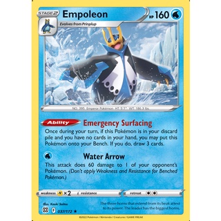 PE PE-BRST-037 Empoleon Brilliant Stars Sing Holo Rare - EN 037 0821000022470