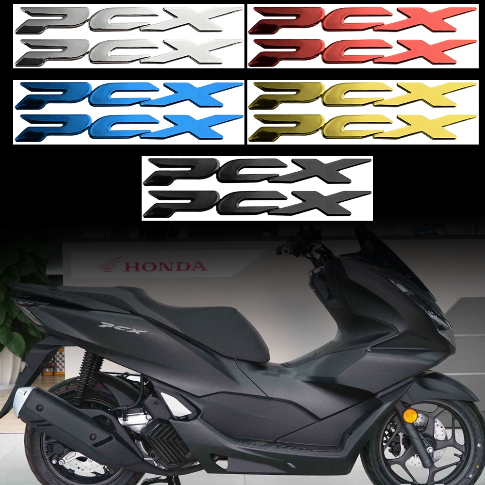 3D เรซิ่นเจล PCX สติ๊กเกอร์ ฮอนด้า มอเตอร์ไซค์วิบาก ตราสัญลักษณ์ สติ๊กเกอร์ สำหรับ Honda Pcx 125 150 Pcx125 Pcx150 2015 2018