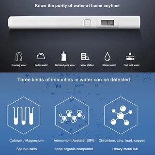 Xiaomi TDS Water Quality Tester Pen เครื่องมือตรวจคุณภาพน้ำ แบบปากกา ตรวจสอบอย่างรวคเร็ว