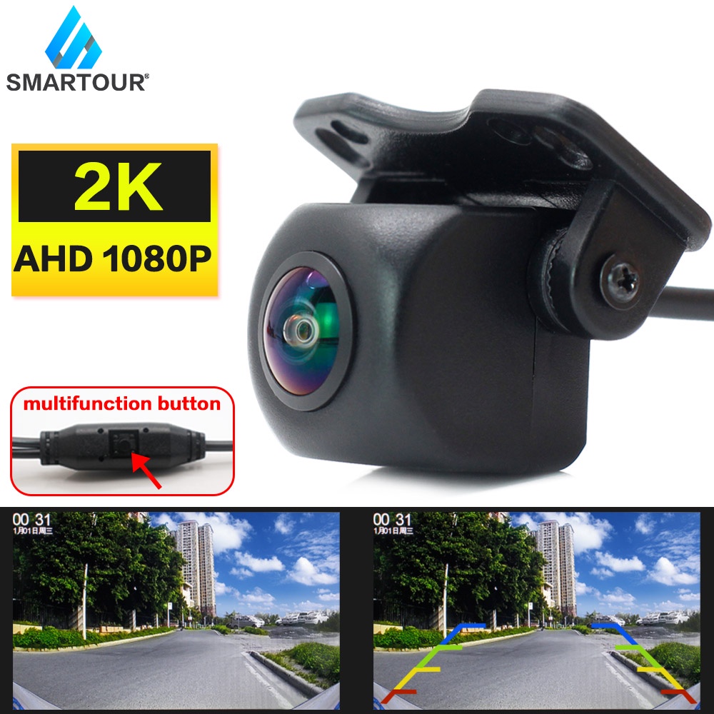 SMARTOUR ใหม่ทุกรอบรองรับช่องกล้อง 2K AHD/CVBS/1080P/720P มุมมองและมุมมองด้านหลัง HD การควบคุมปุ่มกล้องอัจฉริยะ