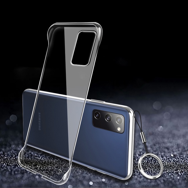 SAMSUNG Ultra Thin Frameless Clear PC Hardเคสโทรศัพท์สําหรับSamsung Galaxy S25 S24 S23 Ultra S22 S21 S20 FE S10 S9 Plusหมายเหตุ20 Ultra 10 Plus Slim Cover T01 ราคา ถูกที่สุด ดีลบีเคเค