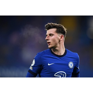 โปสเตอร์ Mason Mount เมสัน เมานท์ Chelsea เชลซี champions แชมป์ poster ฟุตบอล Football โปสเตอร์ฟุตบอล ตกแต่งผนัง