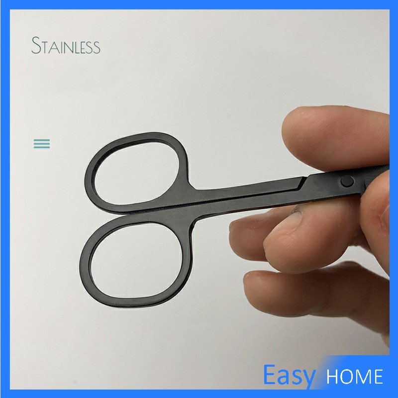 กรรไกร ตัดขนจมูก  ตัดเล็ม ตัดขนคิ้ว สแตนเลส  ใช้ได้หลายอย่าง beauty scissors ราคา ถูกที่สุด ดีลบีเคเค แกลเลอรีภาพที่ 4