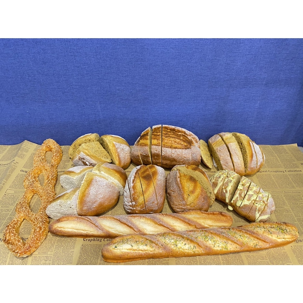 โมเดลขนมปัง ซาวโดว์ Sourdough สำหรับตกแต่งร้าน ตกแต่งบ้าน (ราคาต่อ 1 ชิ้น)