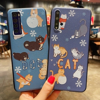 เคส Vivo Y21 Y52 Y12A V21 Y72 5G Y20 Y12s Y20s Y30i V20 V17 X50 Pro Y17 Y12 Y15 Y50 Y30 Y95 Y93 Y91i V9 Y85 Y19 S1 V15 Pro Case Soft TPU Cat Dog Cute Cover