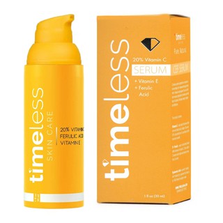 Timeless เซรั่มวิตามินซี + อี + กรดฟรุลิก (CEF) 20% 30 มล.