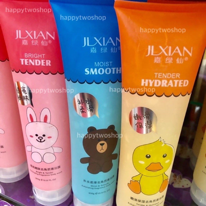 (พร้อมส่ง) jlxian spa happy bath เจลขัดขี้ไคล ถูก/แท้100%(1หลอด)