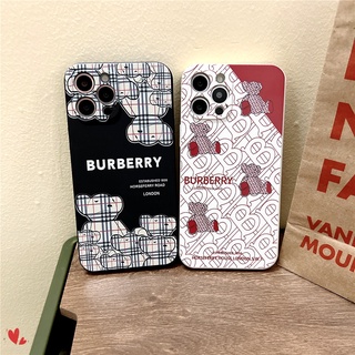 Oppo A55 A53S A93S A93 A73 A74 A53 A32 A95 A96 5G F19 Pro+ F17 Pro Case Fashion Cute Bear Phone Case Protective Soft Shockproof Cover