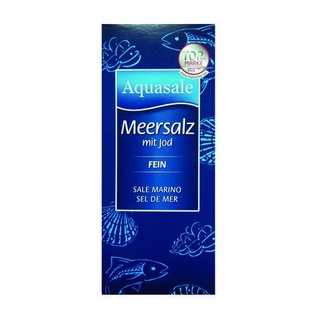 🔥Hot🔥 Aquasale Meersalz Mit Jod Fein 500g เกลือทะเลที่มีไอโอดีน ชนิดละเอียด 500 กรัม 🎁ส่งเร็ว🎁