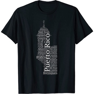 เสื้อยืด พิมพ์ลาย Noble Puerto Rican City and City