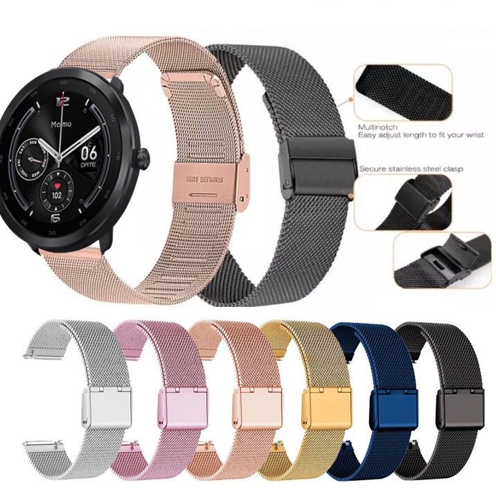 สายนาฬิกาข้อมือ หัวเข็มขัดโลหะ 22 มม. สําหรับ Maimo Watch R&Flow Smart Watch Band