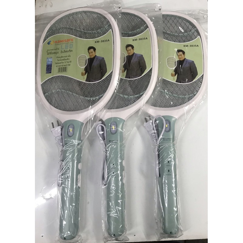 ไม้ช๊อตยุง ไม้ตียุง ไฟฟ้า คุณภาพสูง ถอดด้ามได้ เป็นไฟฉาย รุ่น KM-3835Akm3820km3839D803km3828st800st7