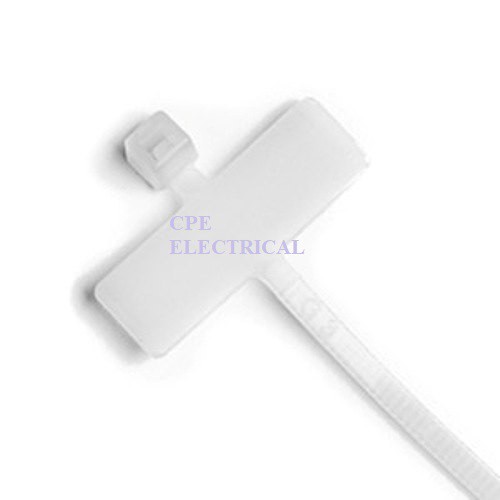 Cpe 100MM X 2.5MM 4" NYLON MARKER CABLE TIE (100 ชิ้น/แพ็ค)