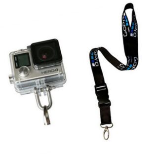 สายคล้องคอ​ Gopro neck strap พร้อมตัว U สแตนเลส