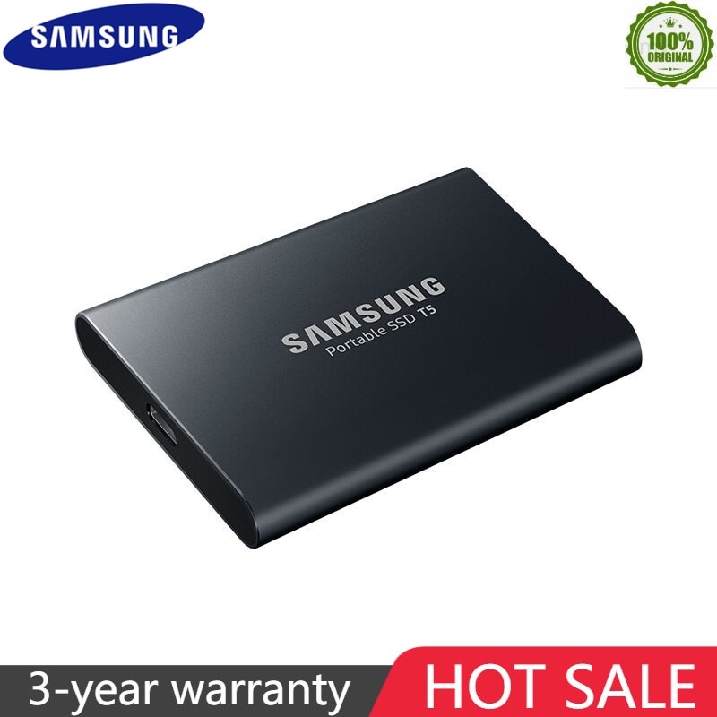 New Samsung T5 Portable Ssd 1tb Usb 31 External Ssd Mu Pa1t0bam Shopee Thailand 7844