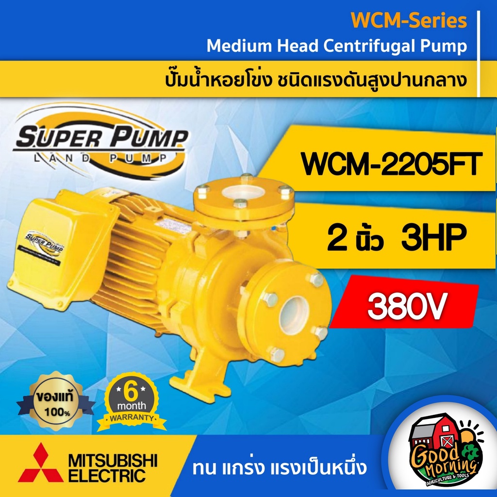 Mitsubishi WCM-2205FT ปั๊มหอยโข่ง