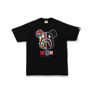 ROUNDคอลูกเรือNeckพร้อมส่ง Bape - เสื้อยืดแขนสั้นลำลอง ทรง Regular Fit เสื้อยืดแฟชั่นสำหรับผู้ชายและผู้หญิง  T-Shirt-4XL