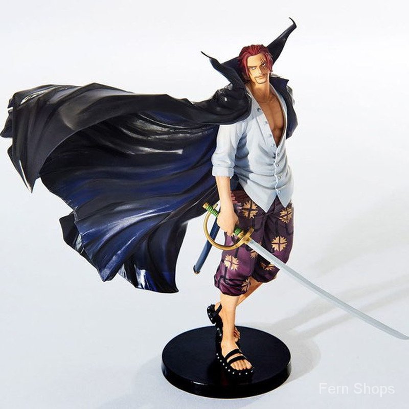One Piece 19cm Anime Figure Shanks Grand Line The Battle Over The Dome Red Hair PVC Action Figure Collectible Model Toys
