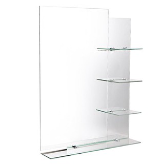 Glass shelf MIRROR MOYA YJ-193A Bathroom mirror toilet กระจกชั้นวางของ กระจกชั้นวาง MOYA YJ-193A 65x87.5 ซม. กระจกห้องน้