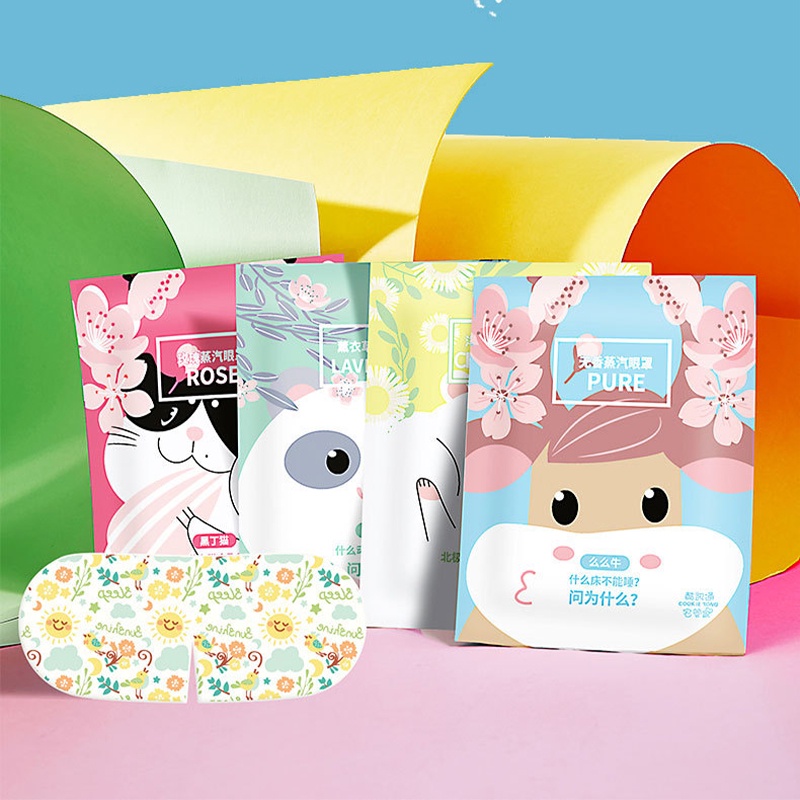 แผ่นปิดตาอุ่น มาส์กตาไอน้ำ ผ่อนคลายสายตา มาส์กตาอุ่น 4 สี ลดอาการปวดตา นอนหลับง่าย ลดขอบตาดำ ลดถุงใต้ตา eye mask-276 - รูปที่ 2