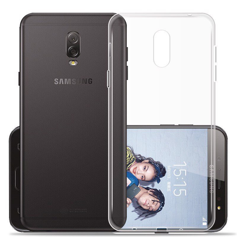 เคส Samsung Galaxy j7 Plus j7 + / C8 - เคสซิลิโคนใส