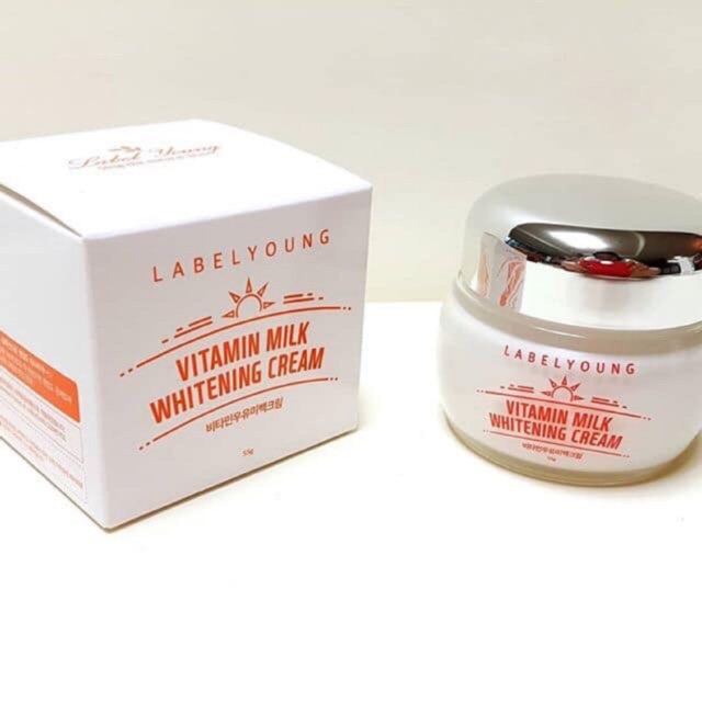 Labelyoung Vitamin Milk Whitening Cream 55 g. Shopee Thailand