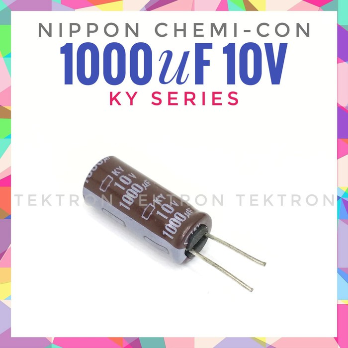 Nippon Chemi-con 1000uF 10V KY Series 105C